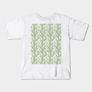 Evergreen Pattern Decoration Kids T-Shirt